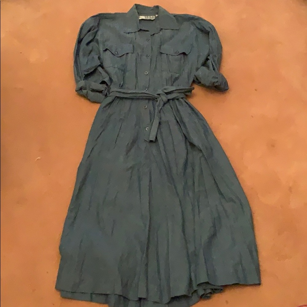 Norma Kamali denim dress